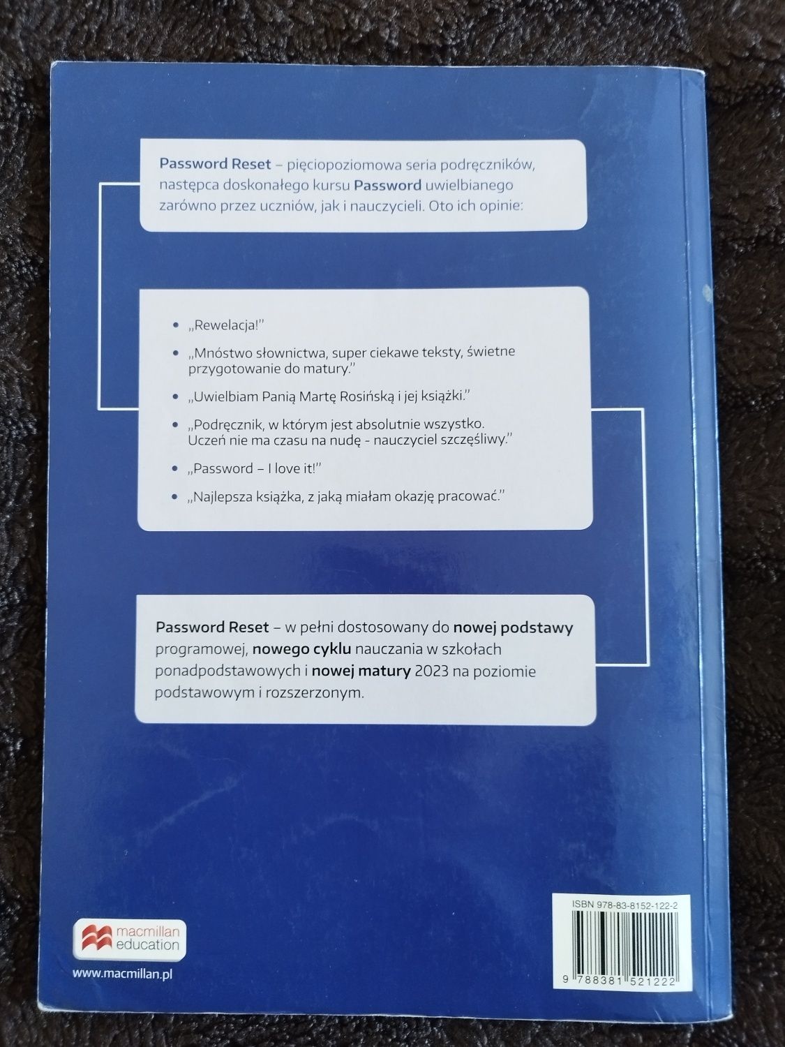 Password Reset B2+ Student's Book. Język angielski Macmillan Education