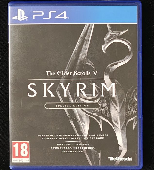 Skyrim Elder Scrolls V PL Dubbing Edycja Specjalna PS4 + PS5 BDB stan