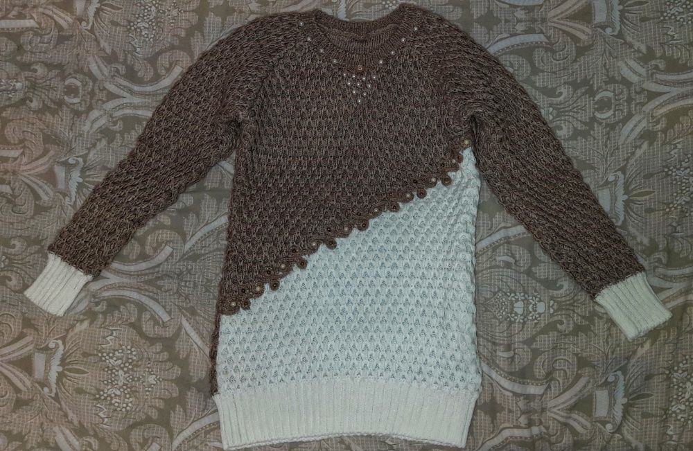 Женский вязанный свитер, размер S
