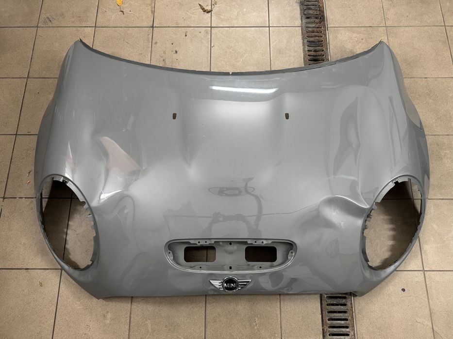Maska Mini Cooper S F56 uszkodzona (kolor: B71 Moonwalk Grey)