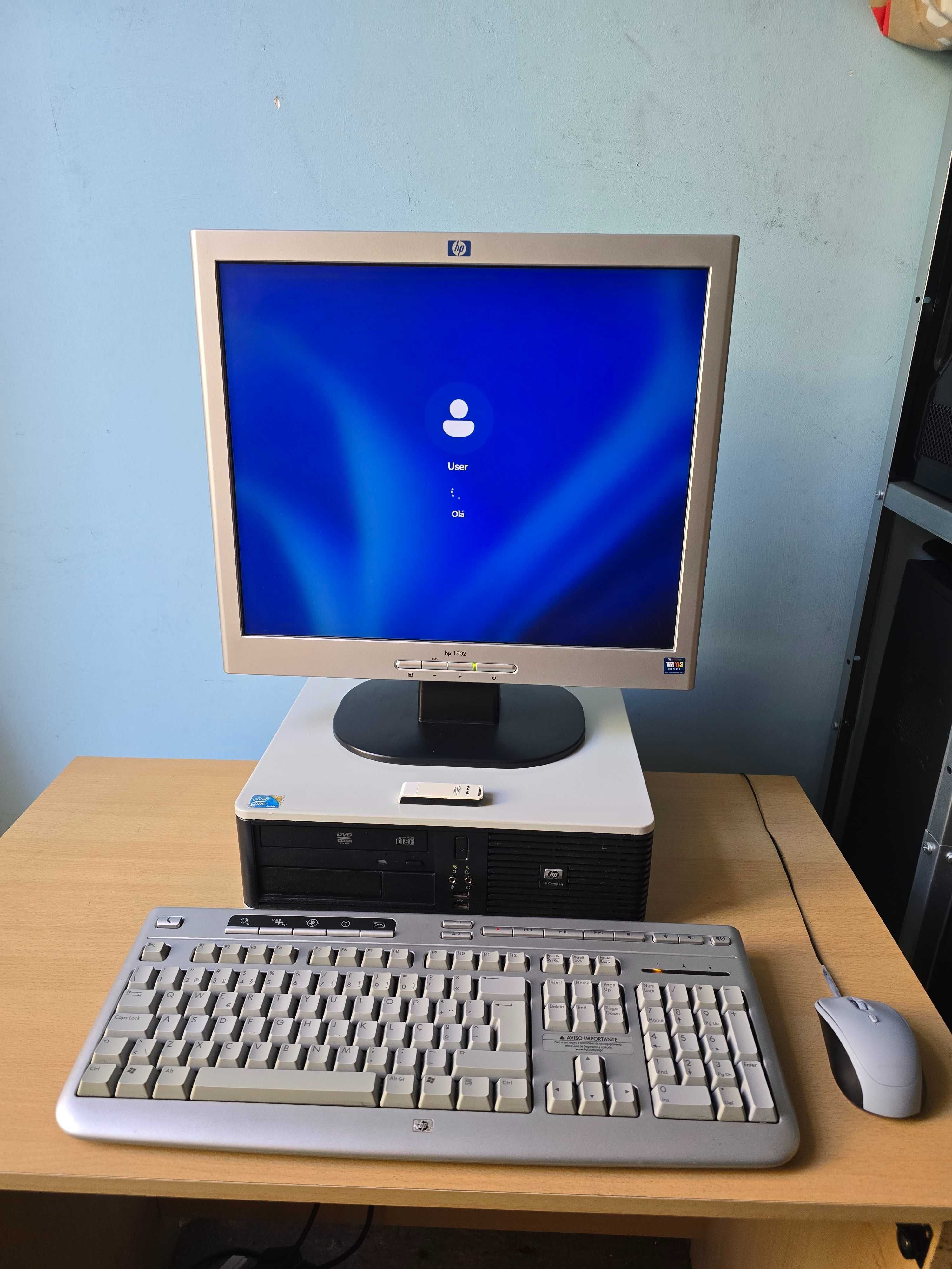 Computador Fixo HP Compaq dc7900 Small Form Factor Completo