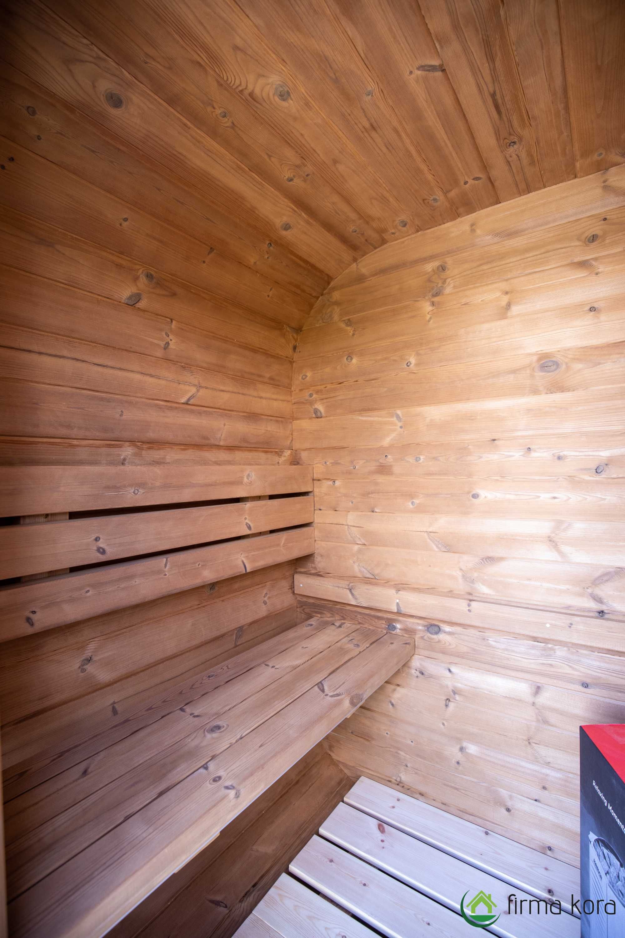 Kompletny zestaw SPA sauna z piecem +beczka do schładzania PROMOCJA