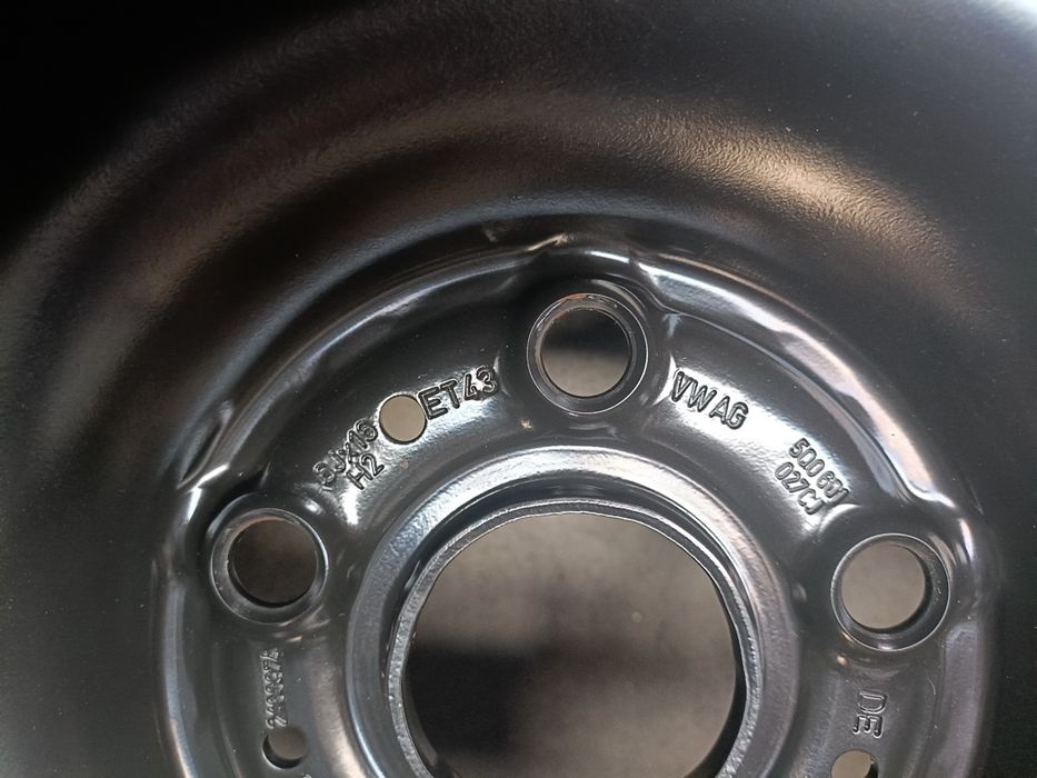 Felgi stalowe koła zimowe VW 16 cali 5x112 Passat CC Caddy, Skoda