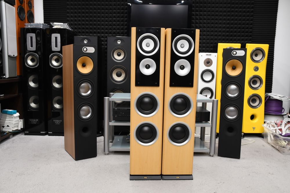 Zadbane kolumny Głośnikowe podłogowe stereo TDL STUDIO 10