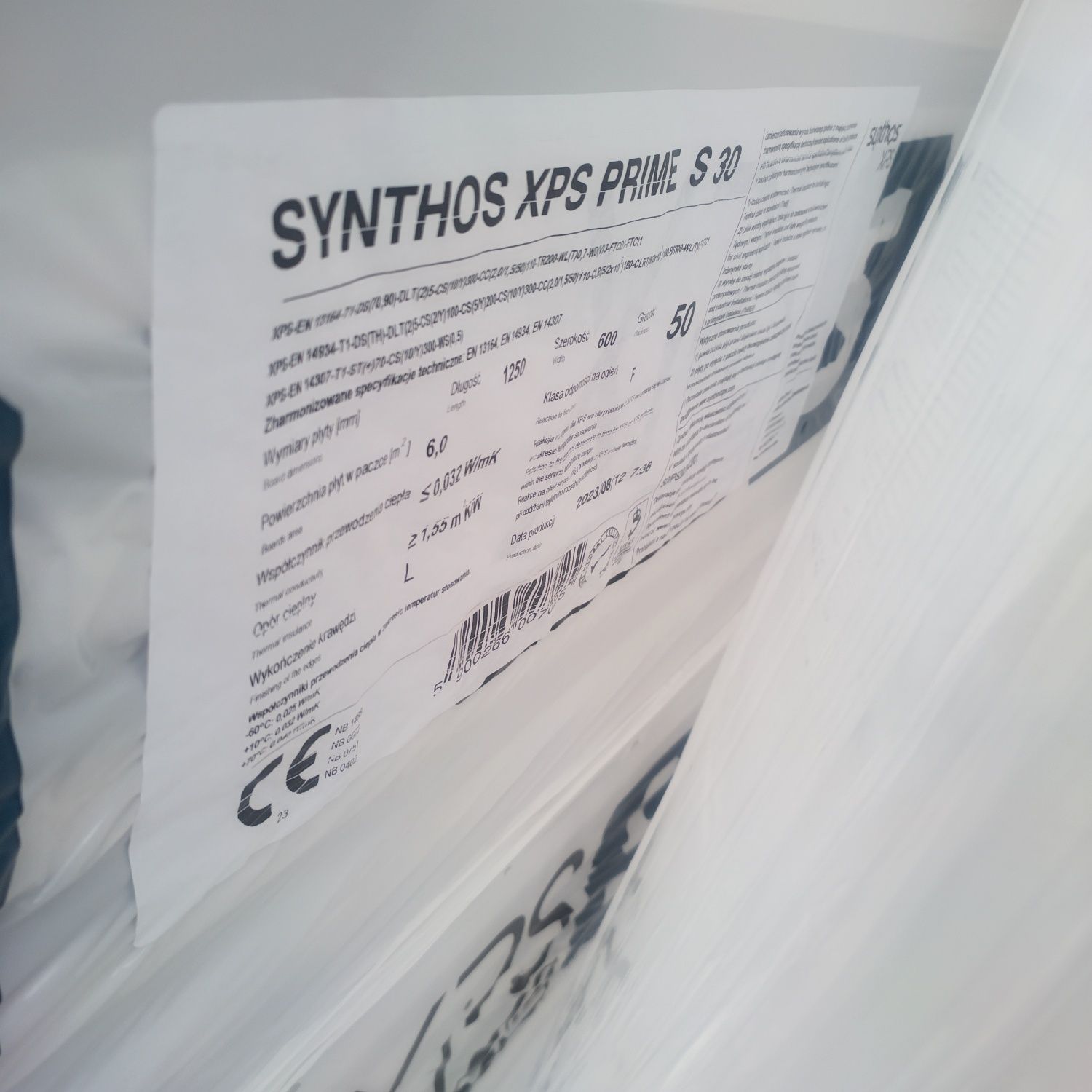 Styrodur XPS Synthos Prime L 40 grubość 6 cm