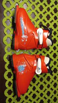 Buty narciarskie dla dzieci Salomon czerwone 17cm