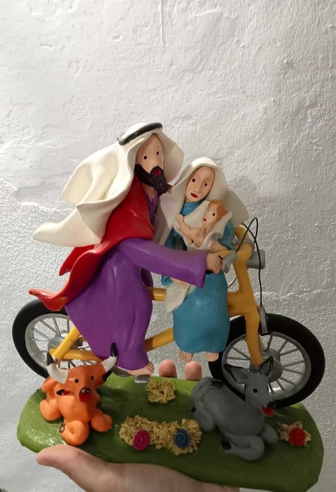 Presépio em barro