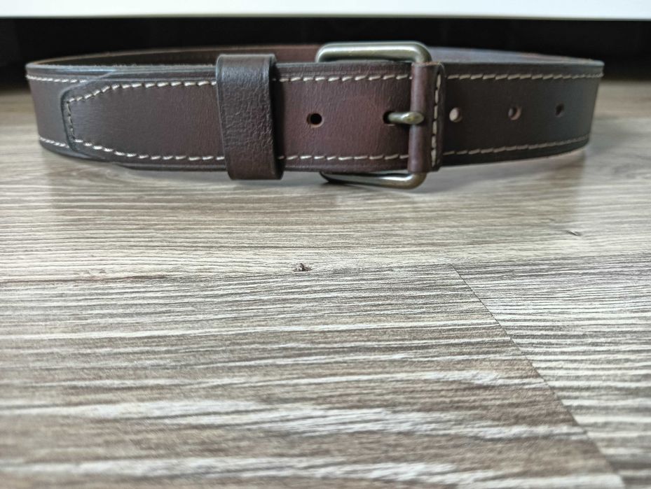 Vintage GAP Pasek skórzany – Made in USA – Men’s 30 – Dark Brown