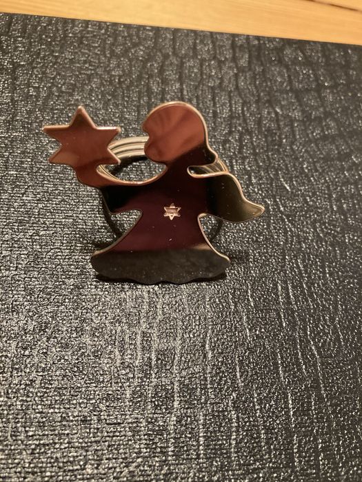 Pierścienie/obrączki na serwetki posrebrzane