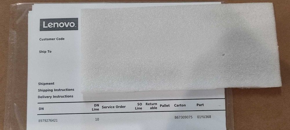 Motherboard LENOVO Thinkpad X1 Carbon Gen 7 I7 16RAM WIFI NOVA SELADA