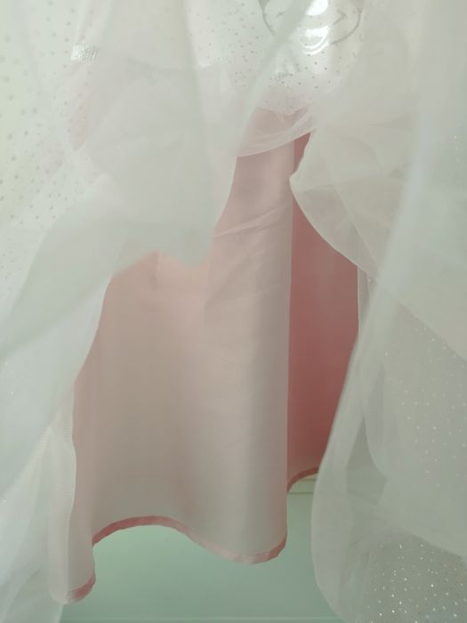 Różowa sukienka strój na tańce balet Myszka Minnie 128