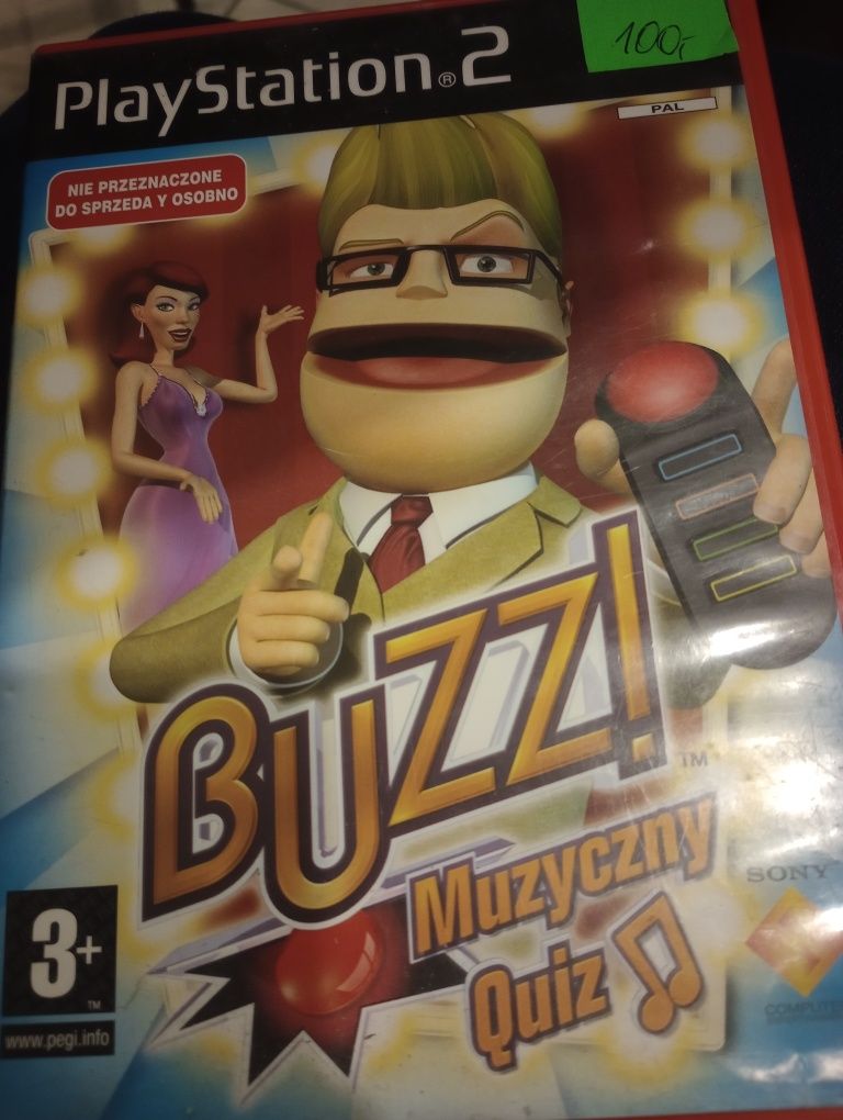 Ps2 BUZZ! Muzyczny Quiz PlayStation 2