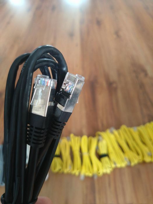 Kable ethernet UTP, RJ45, cat5e. Cena za 20szt