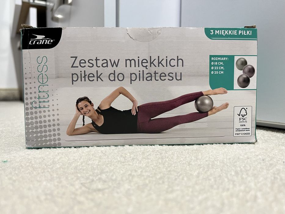 Zestaw miękkich piłek do pilatesu