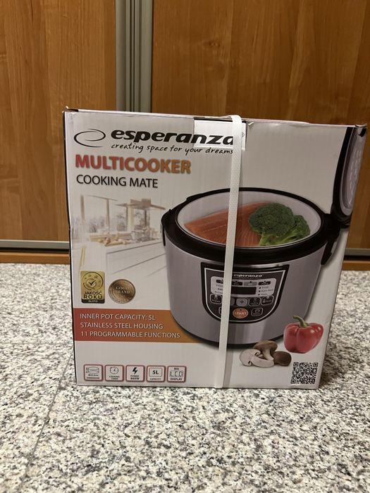 Multicooker cooking mate Esperanza 860W 5L 11 Funkcji  LCD TIM