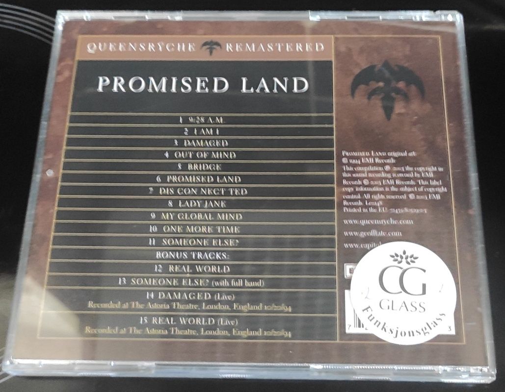Queensryche "Promised Land" cd
