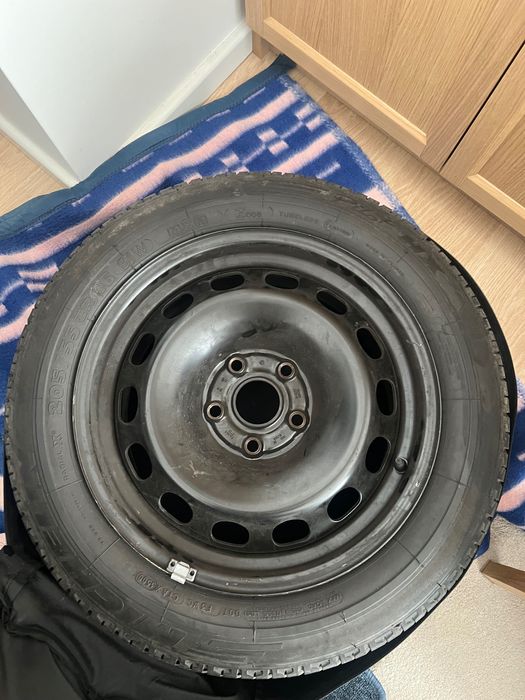 Koło stalowe Michelin 205/55/r16 Vw passat opona skoda uniwersalna
