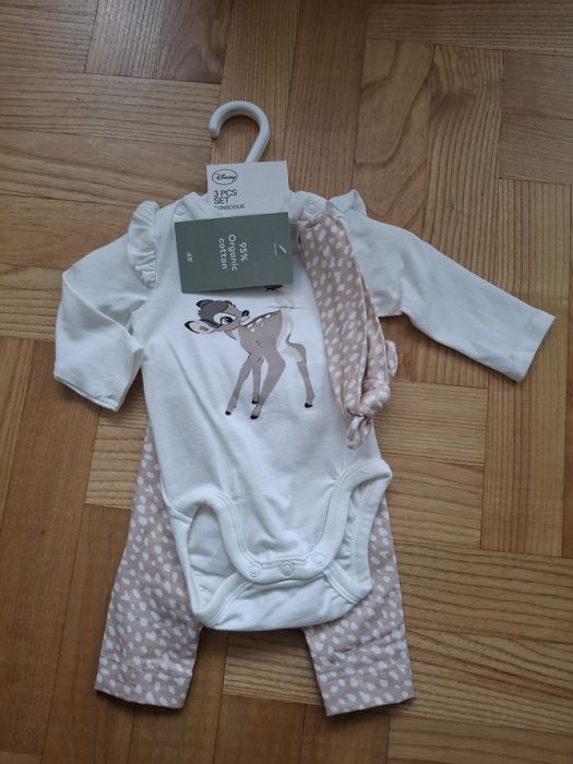 Zestaw 3 częściowy,  H&M, body +spodenki + opaska