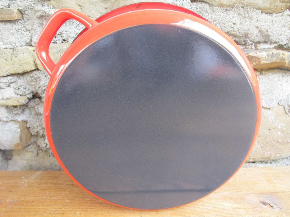 DUŻY Emaliowany stary NOWY garnek_ LEŻAK Magazynowy_4 l