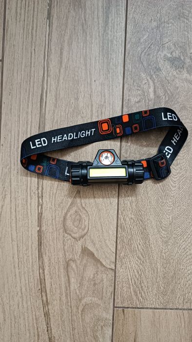 Налобний ліхтар з кабеле