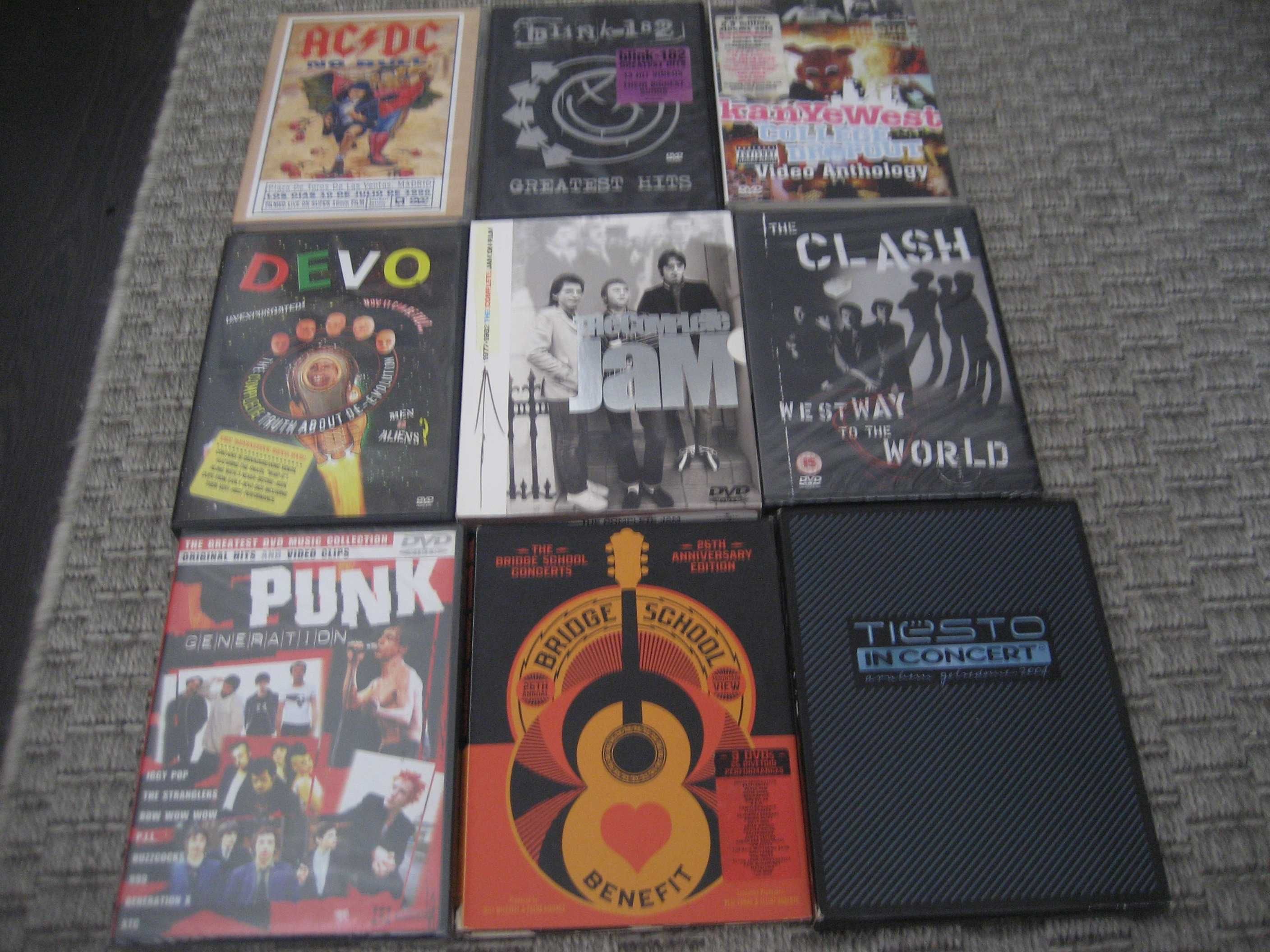 DVDs Musicais - concertos, videoclips, Pink Floyd, U2, Madonna, etc