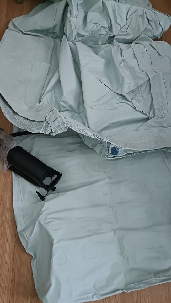Dziecięce łóżko turystyczne INTEX dmuchane łóżeczko materac pompka