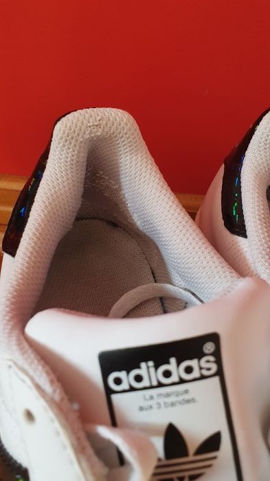 Buty adidas superstar hologram Białe Czarne