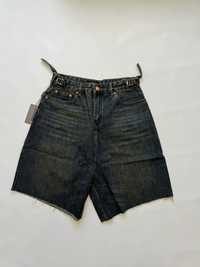 шорты Balenciaga Dark blue destress shorts M L jaded london bershka