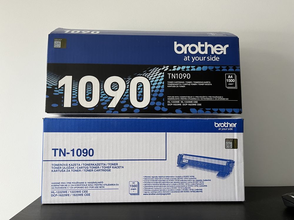 Brother TN1090 zużyte tonery
