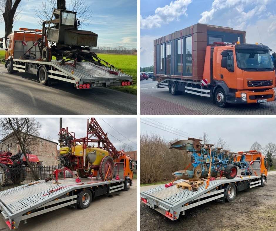 Laweta POMOC DROGOWA 24 Transport Traktorów, Przyczep,Samochodów