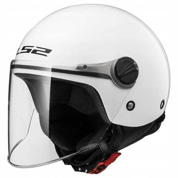 Kask motocyklowy otwarty dziecięcy LS2 OF575J WUBY Junior White S