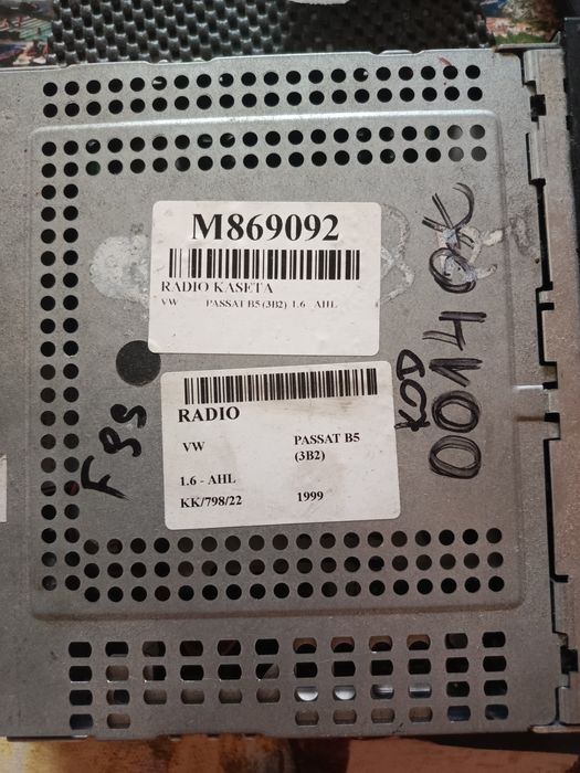 Radio samochodowe Volkswagen.