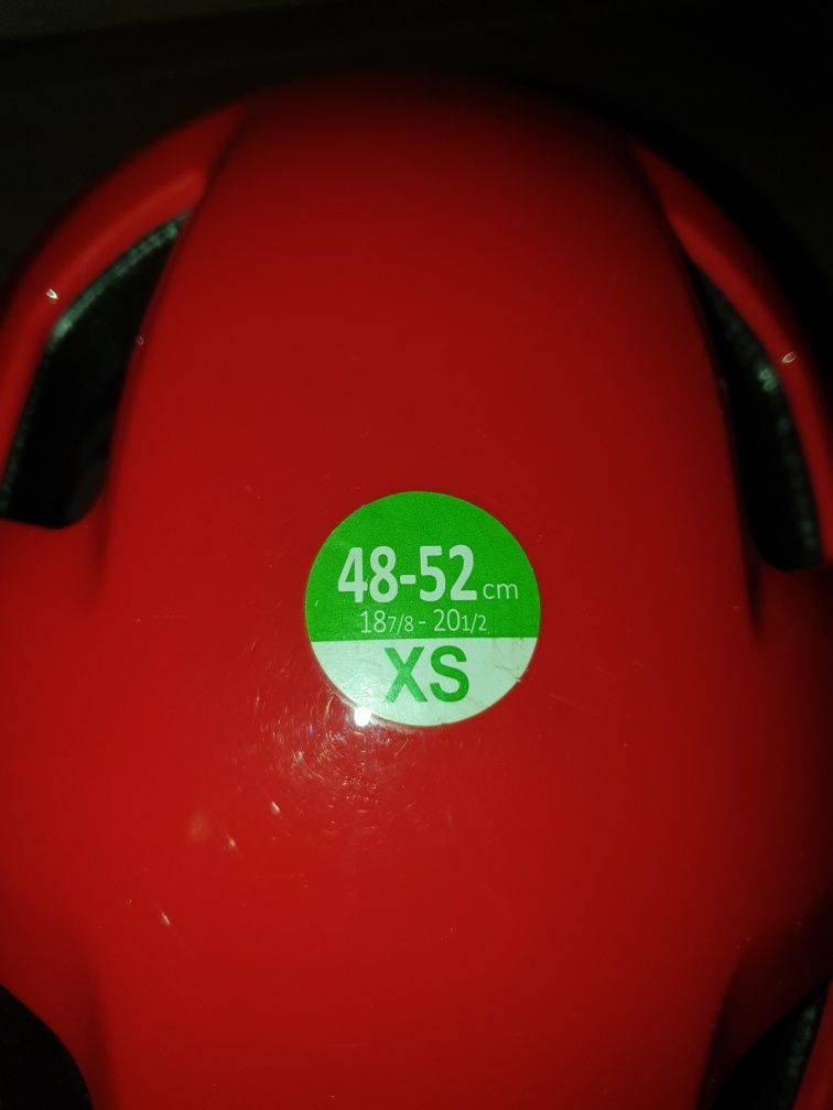Kask XS 48-52cm KH500 Red (DH021-XS) Btwin
