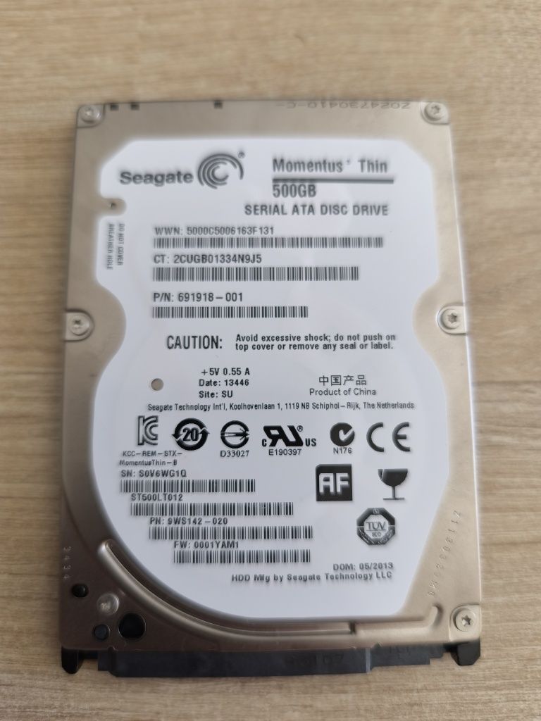 Disco 500Gb Segate 2.5