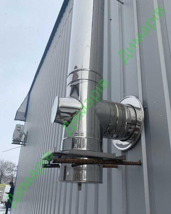 Двостінний димохід сендвіч / для газових і твердопаливних котлів / Піч