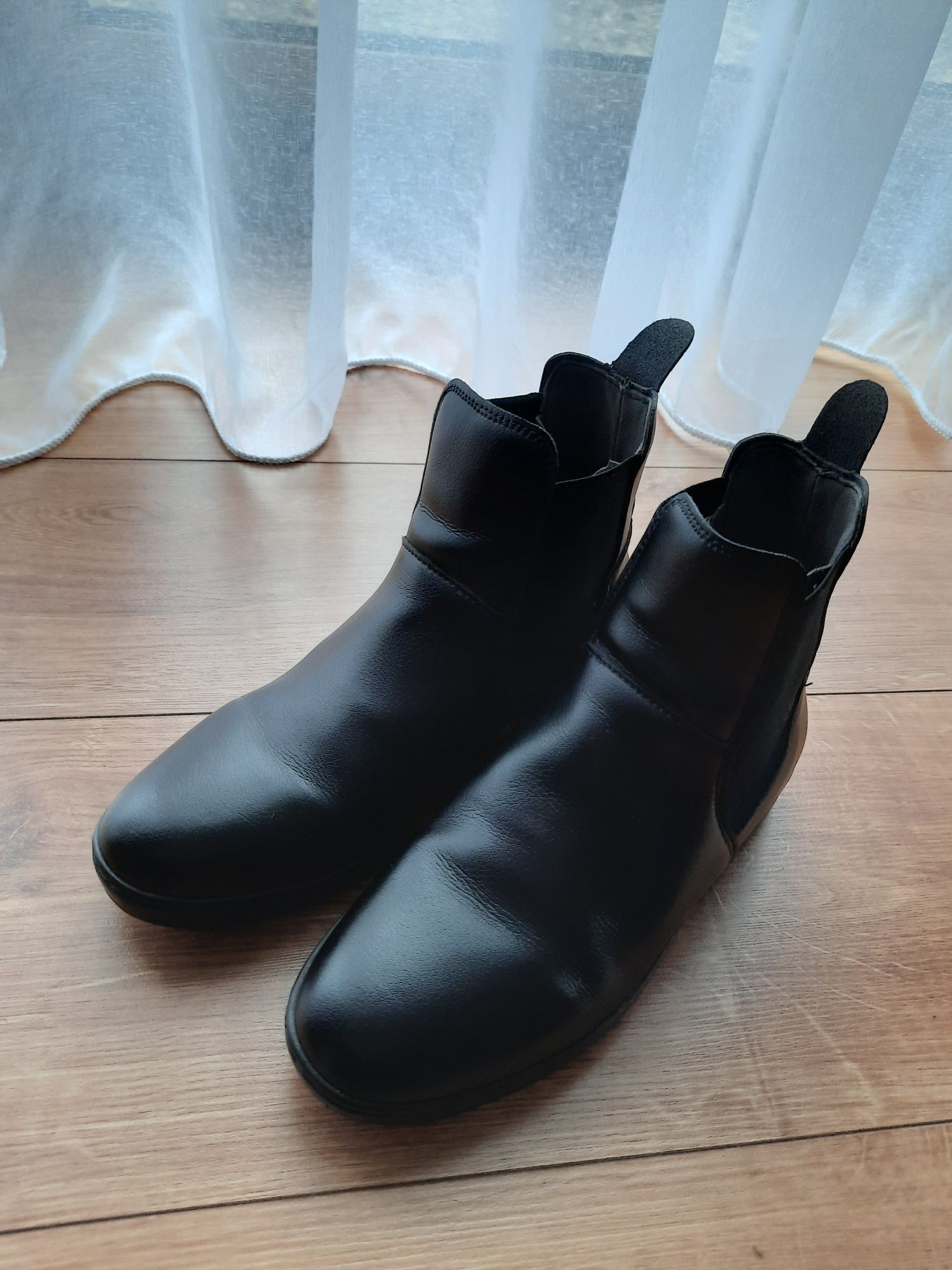 FOUGANZA 500 Buty jeździeckie, sztyblety 36 skóra