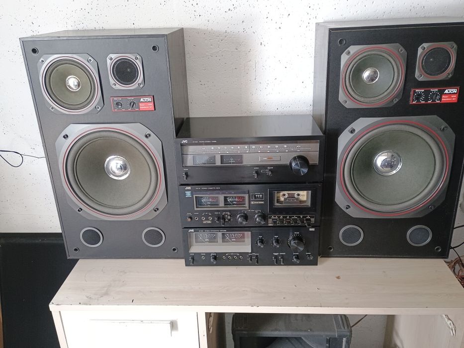 Zestaw JVC plus kolumny alton 110