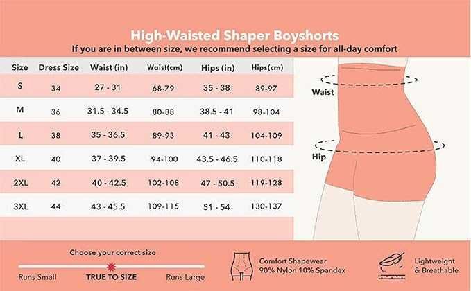 2 szt. Damskia Bielizna Modelująca Sylwetkę Wysoka Talia Spodenki  S