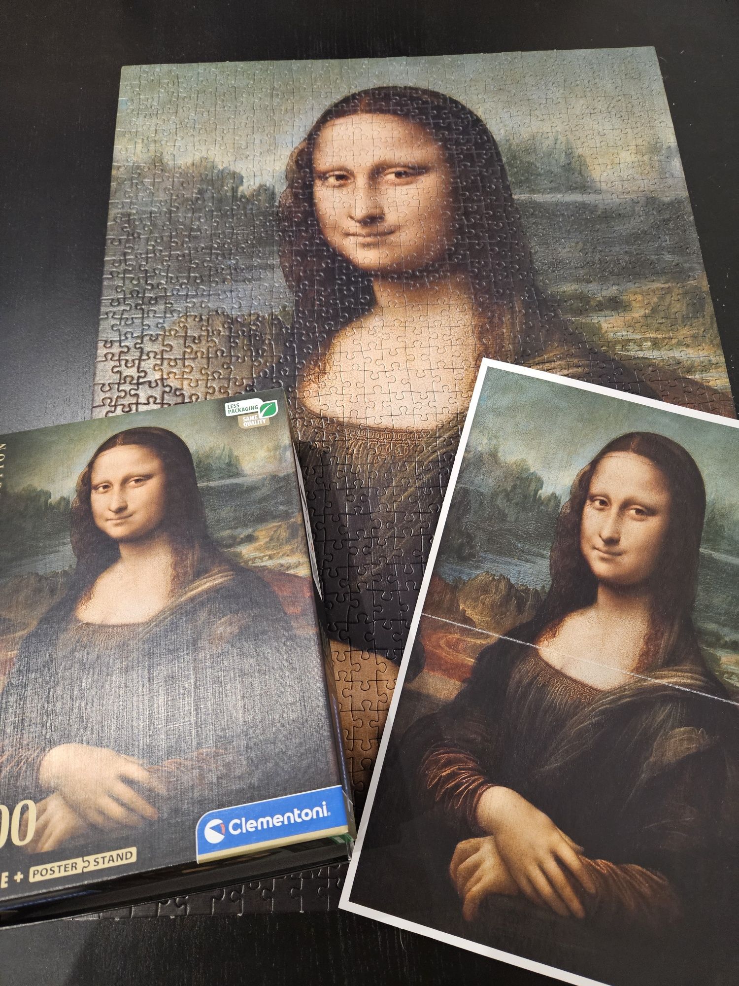 Puzzle Mona Lisa 1000 Clementoni Museum