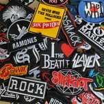 Remendos Patches Estampas Bordados Musica Rock Caveiras Motard Punk