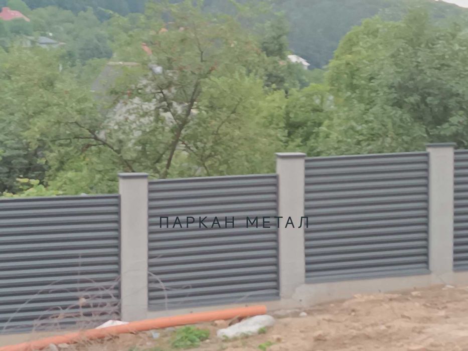 Паркан Ранчо Жалюзі Горизонт Ромб Ламелі Парапети Огорожа від виробн.