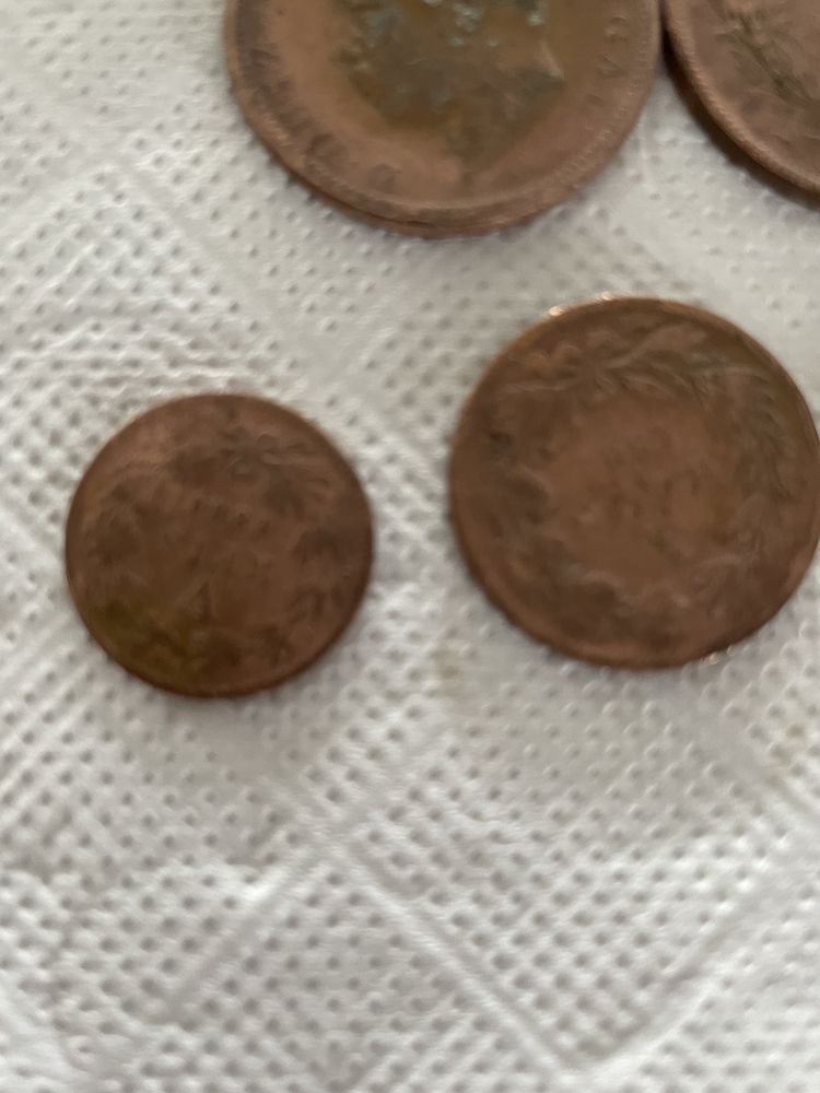 Moedas antigas varias