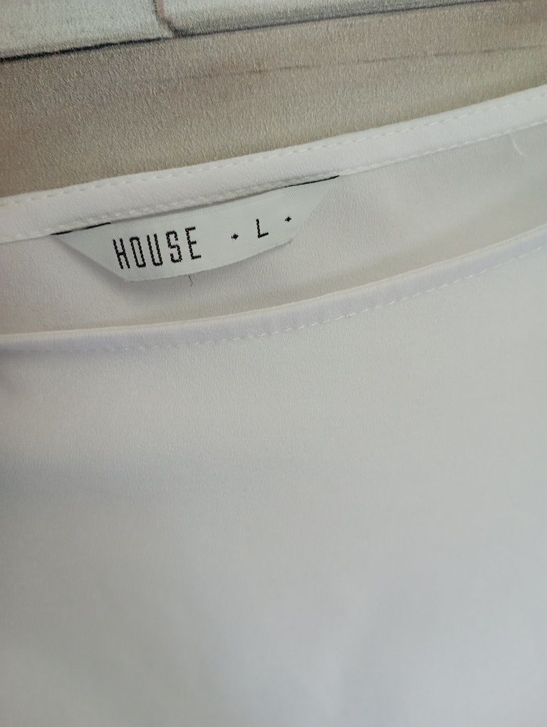 Bluzka House biało czarna