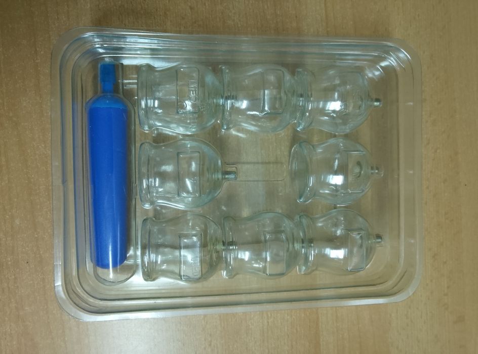 Bezogniowe bańki lekarskie Med Plus 8 sztuk