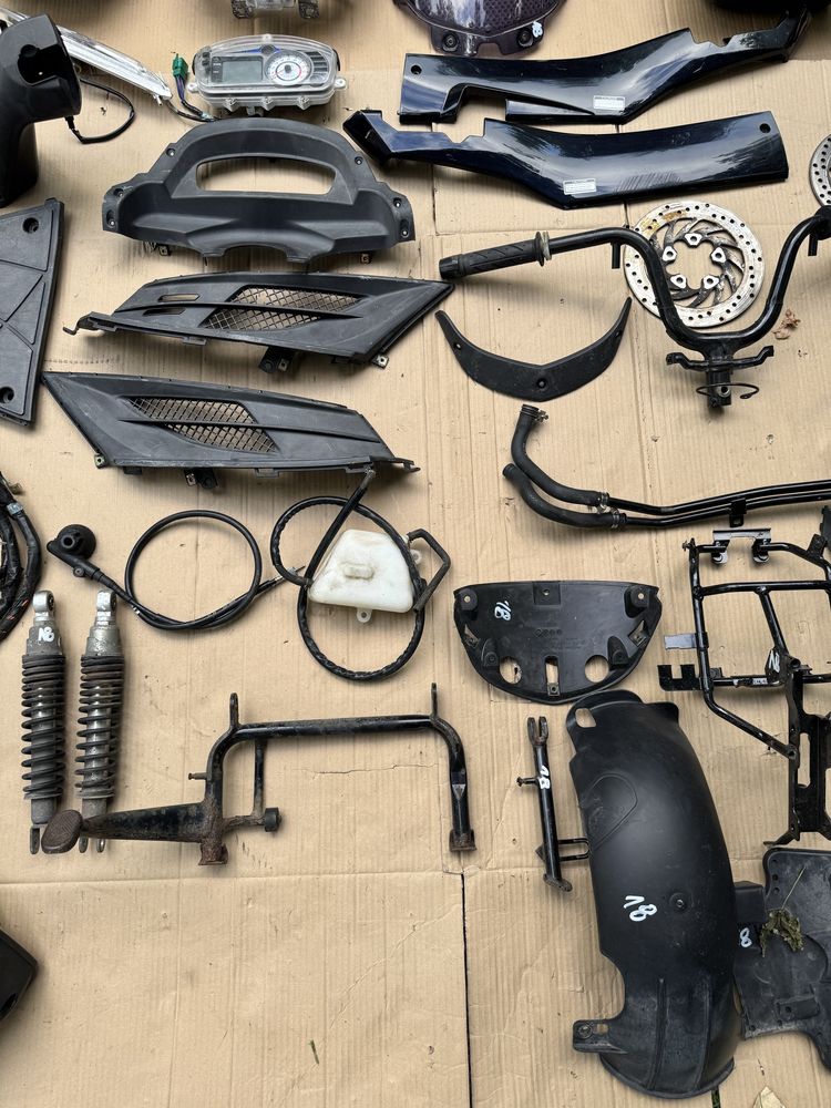 Kymco Dink 200 200i owiewka lampa szyba licznik tarcza nosek części