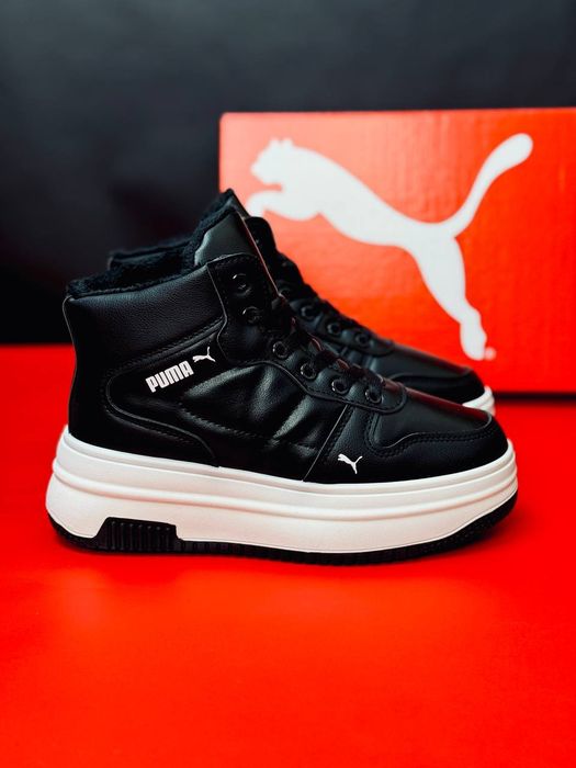 Жіночі зимові кросівки PUMA на хутрі