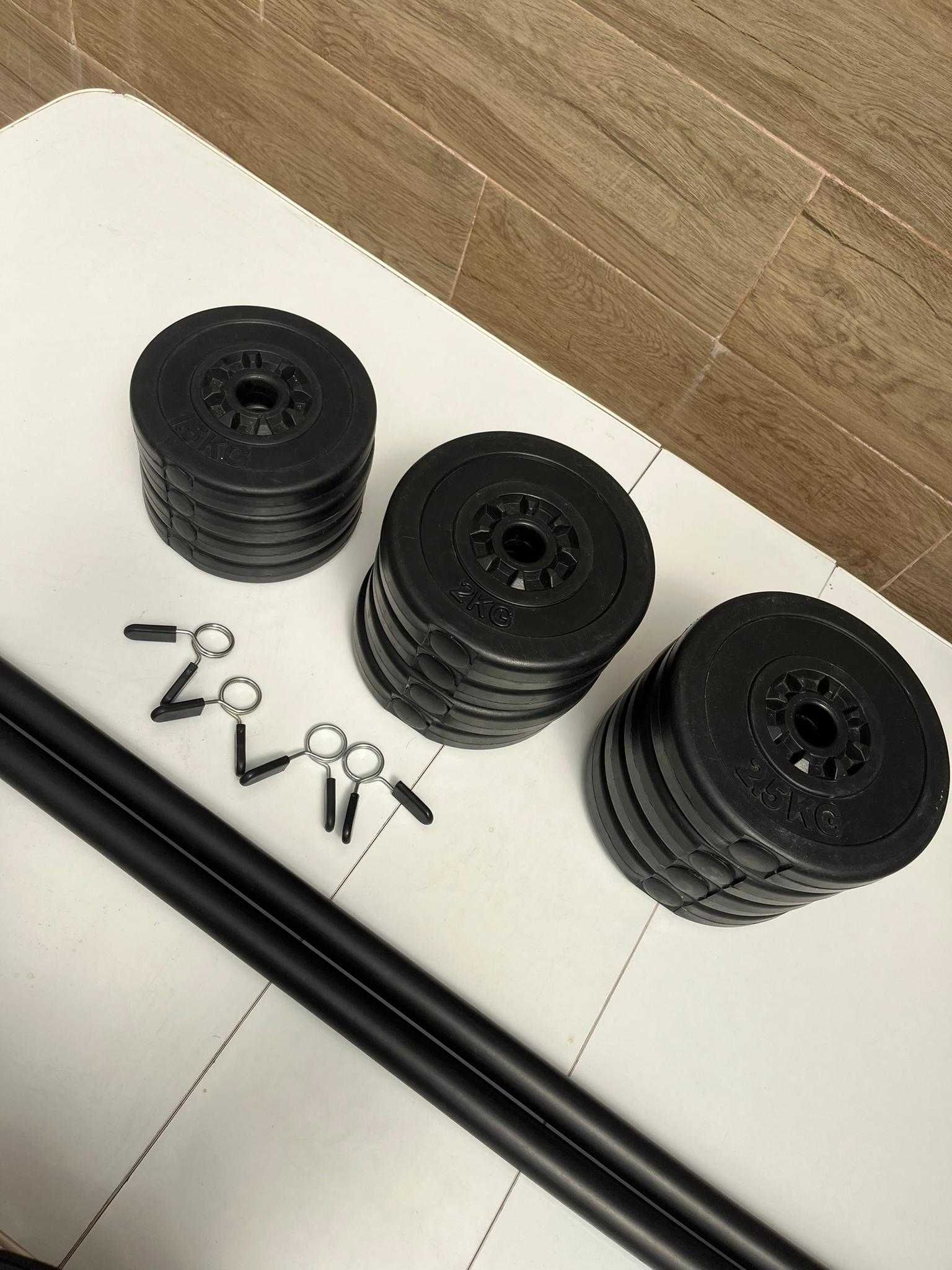 Dois sets de Bodypump