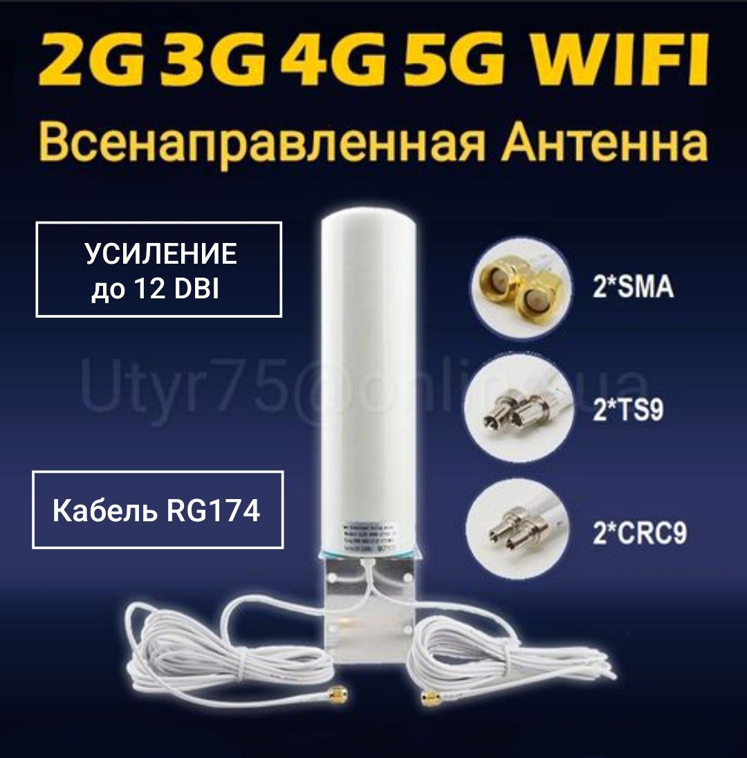 Уличная Всенаправленная Антенна 3G/4G/5G MIMO