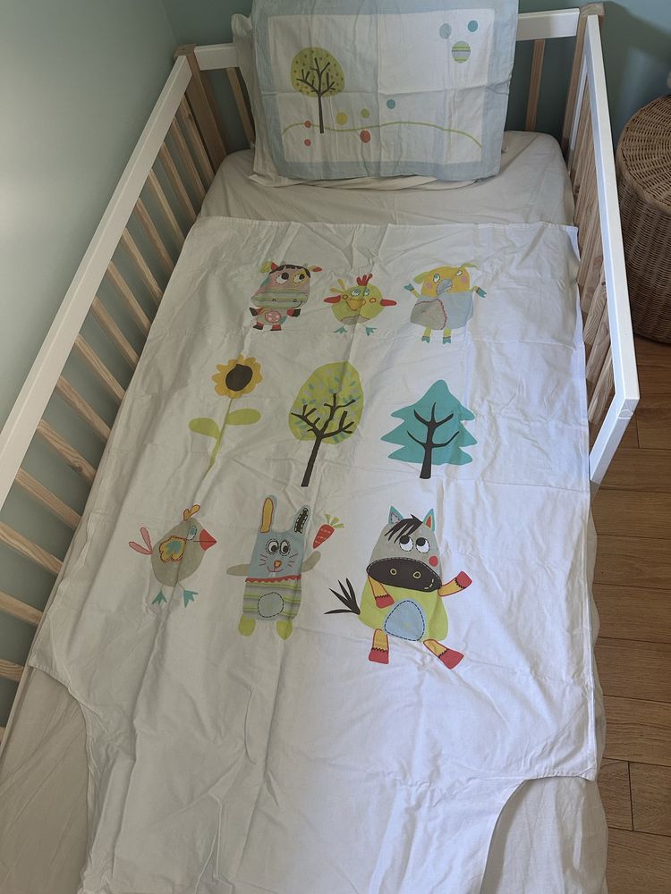 Berço Gulliver IKEA + colchão + cojunto cama