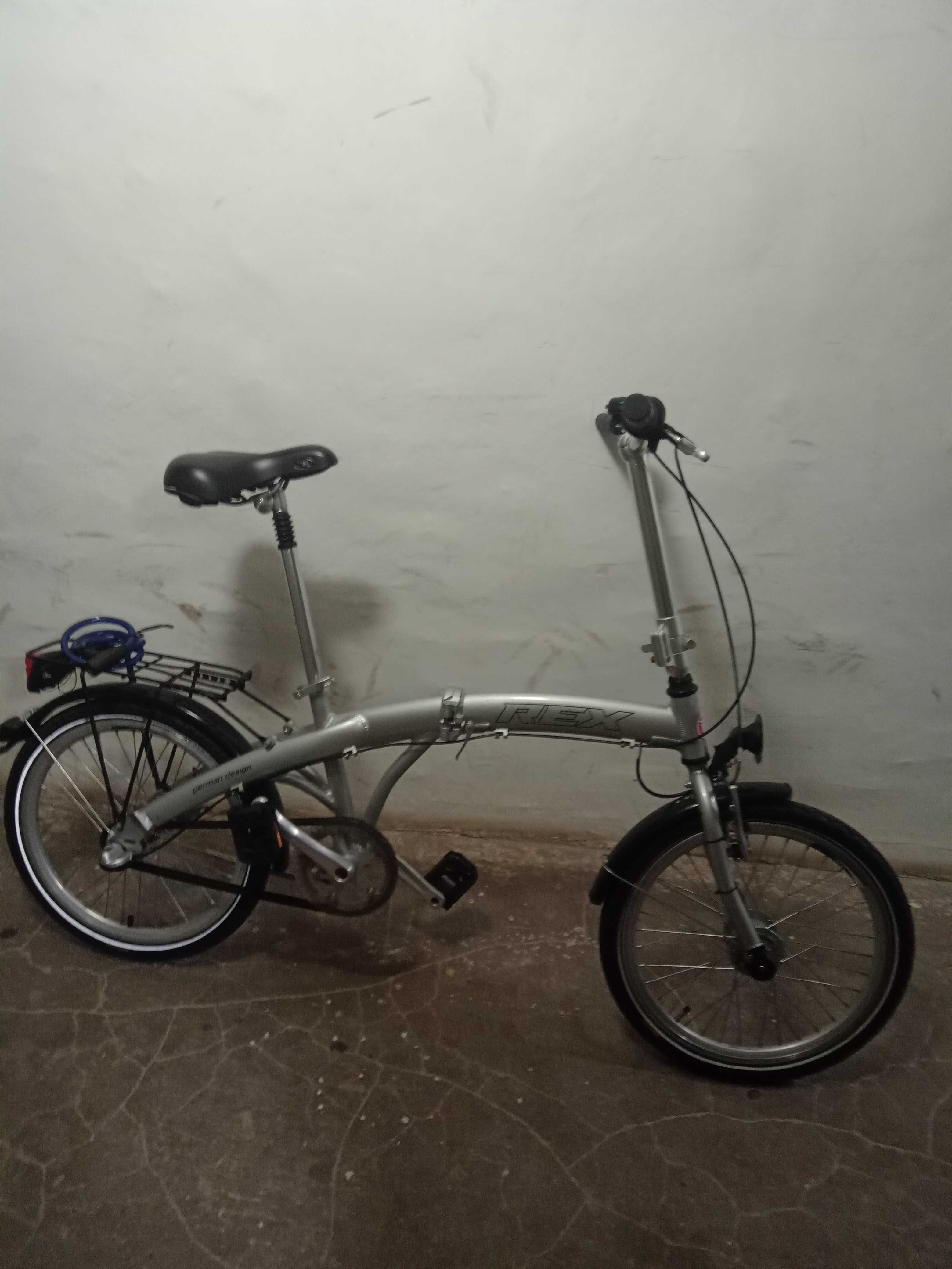 Dwa Turystyczne rowery składane w bdb stanie z przeżutkami